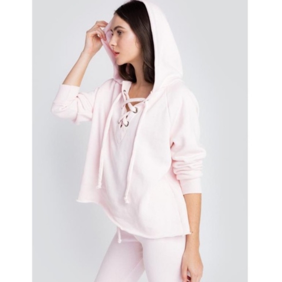 Wildfox Seashell Pink Hutton Sweater - Picture 6 of 8